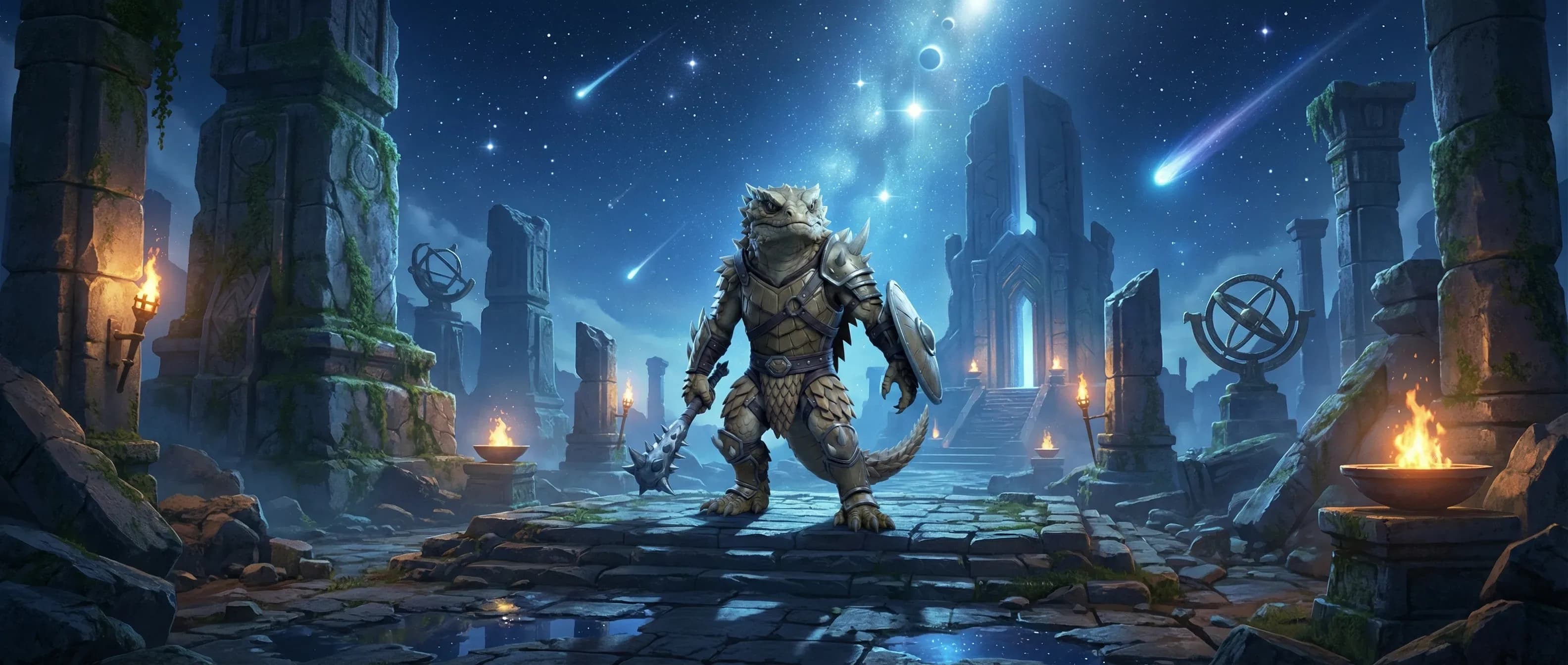 a close up of a person walking in a dark alley with a fire