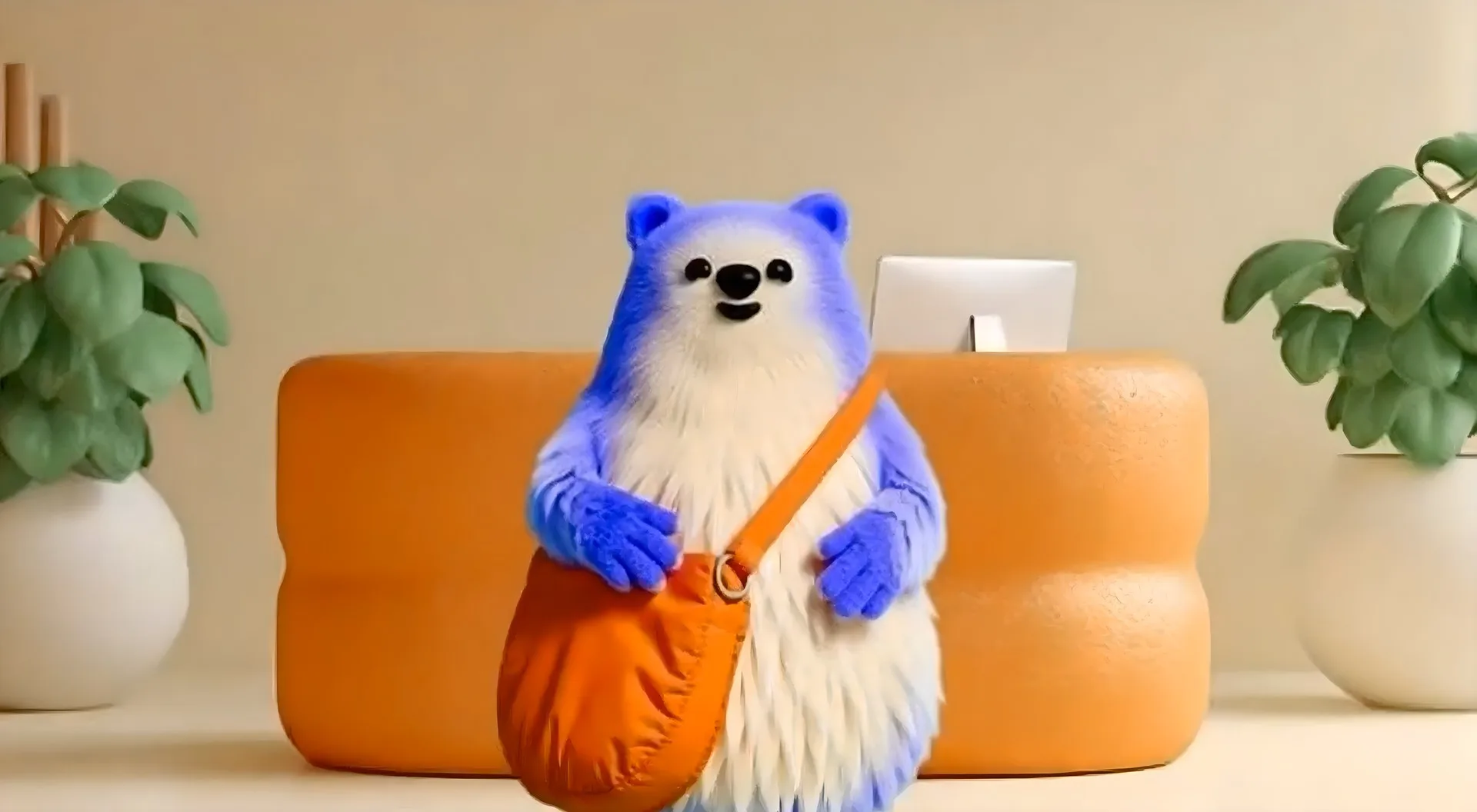 Alan’s playful marmot mascot created in Scenario