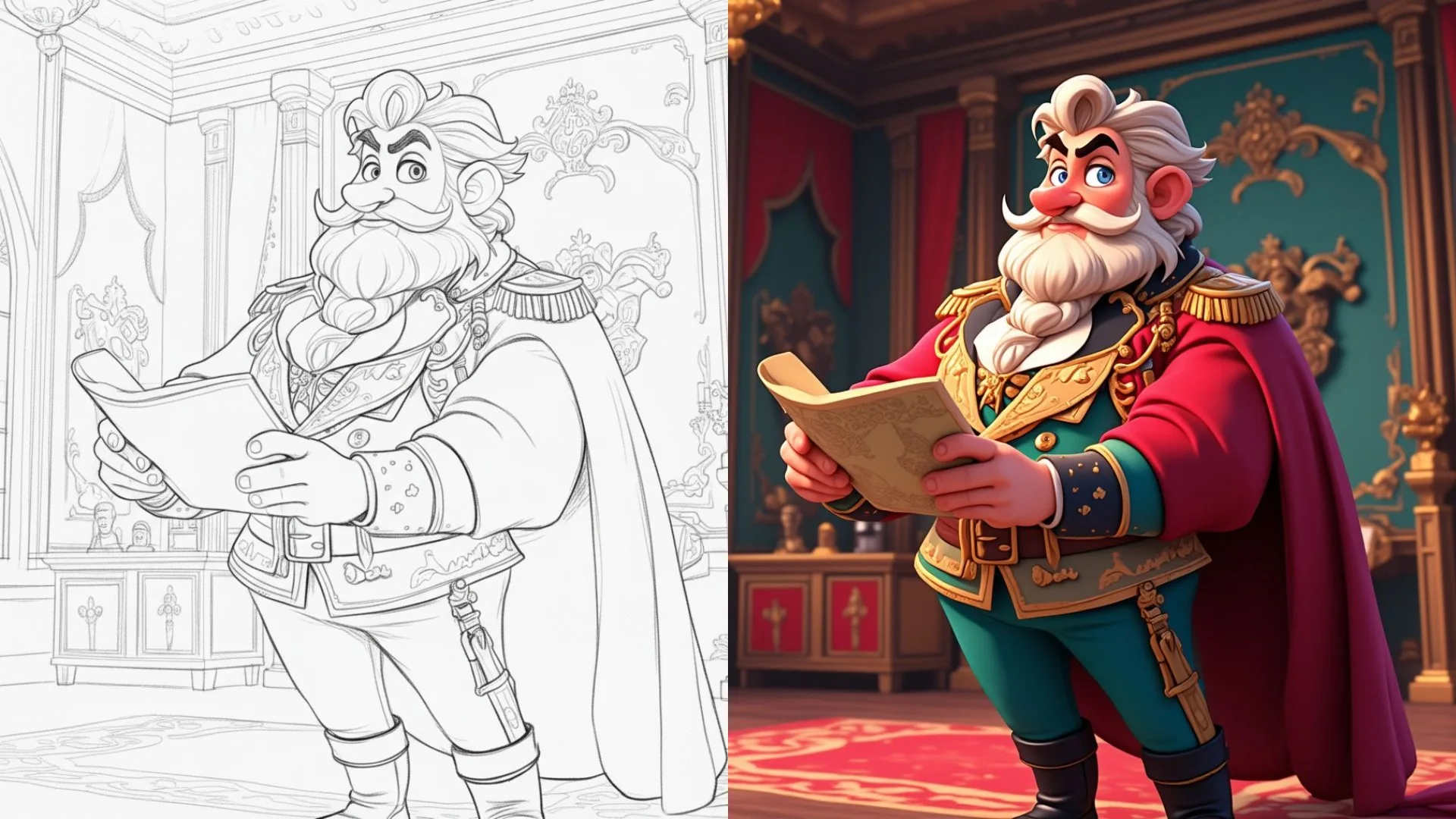 Sketch to Full-color Image On Scenario Using Flux Kontext Model Training