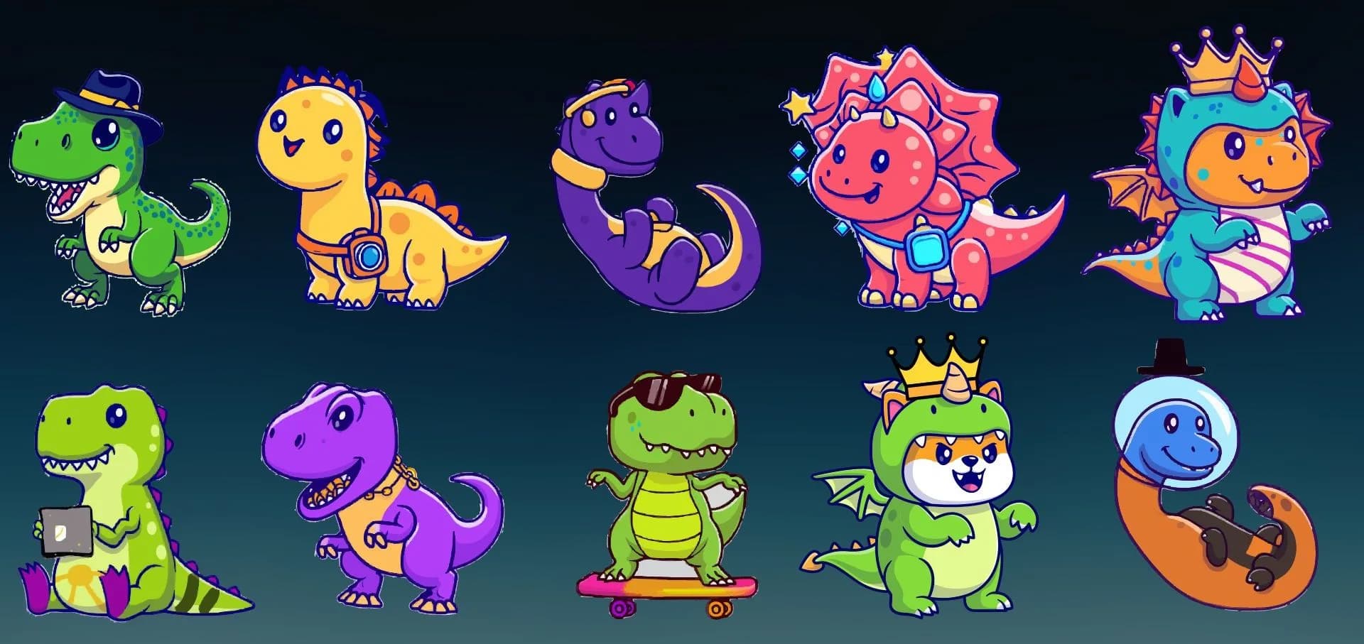 AI pets created with Scenario