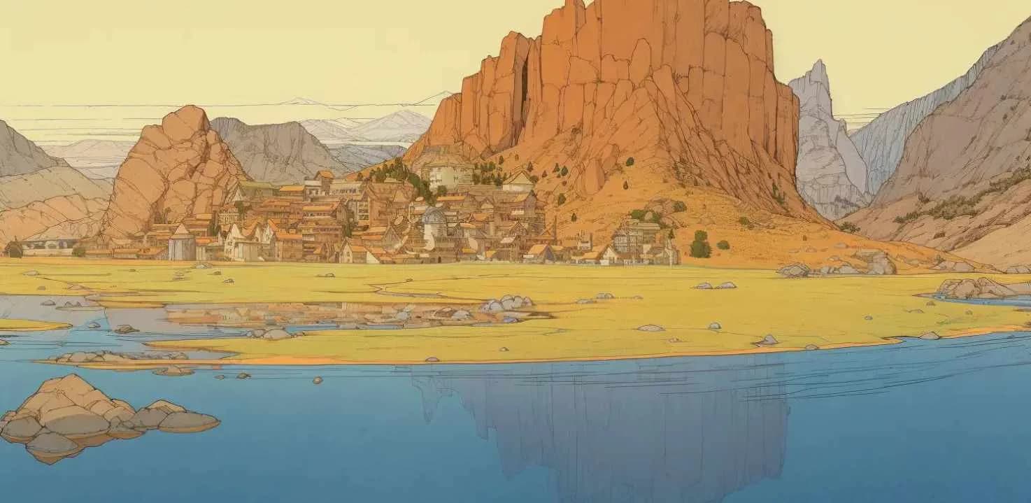 Example of a background scene