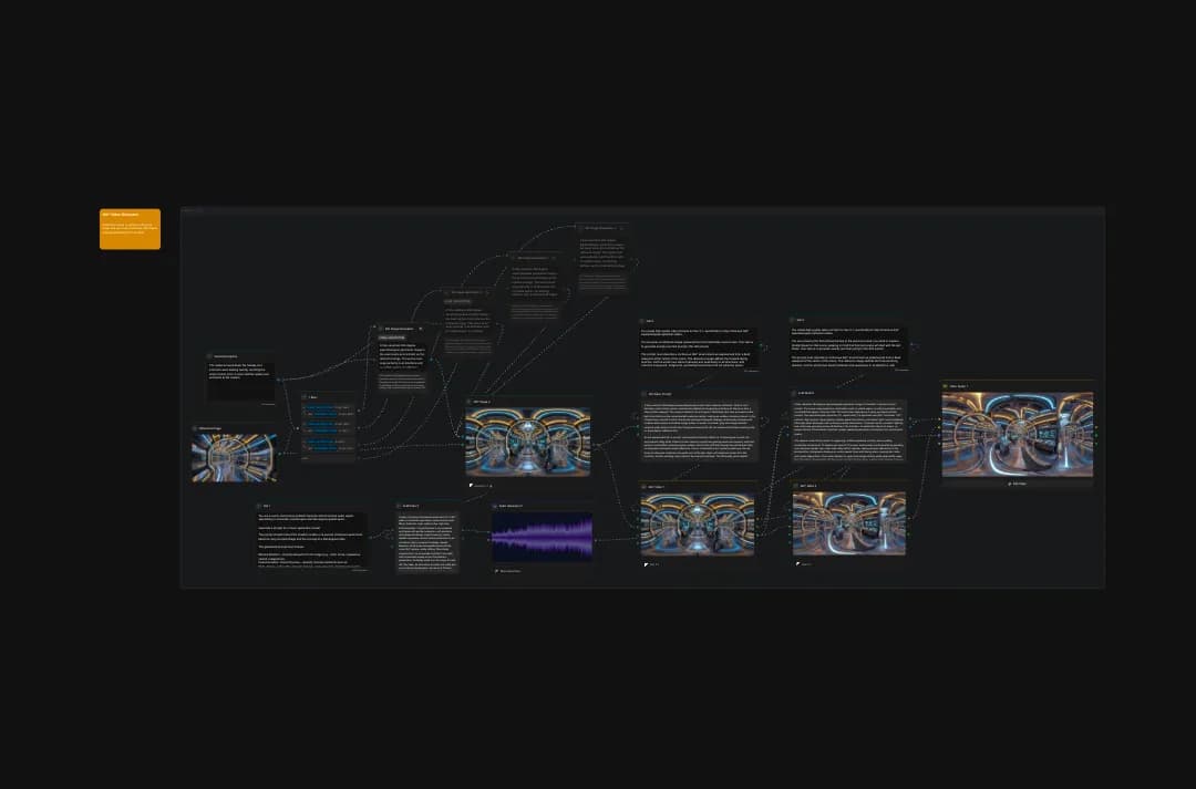 Scientific infographic showing brain neural networks, brain anatomy visualizations, data visualization, and audio waveform analysis on dark background