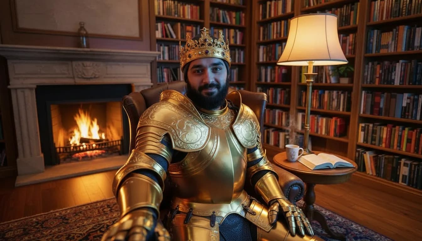 Creative visual produced in Scenario for Million Lords marketing assets.