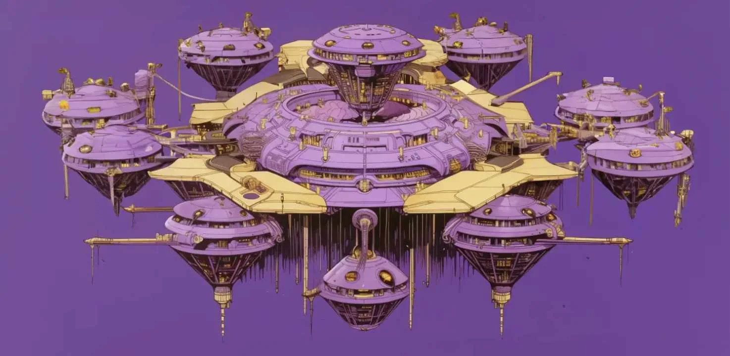 Example of a space ship