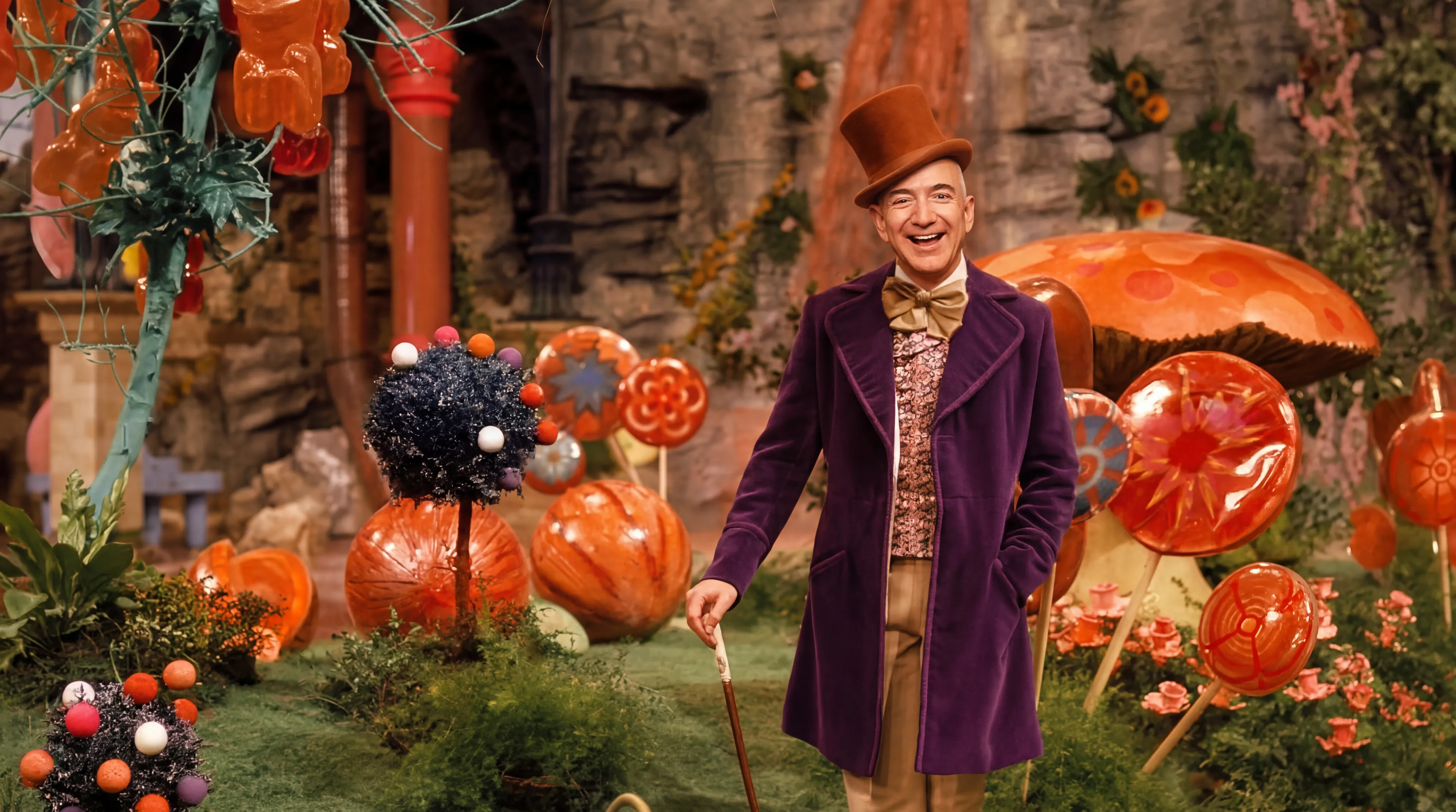 A fantasy chocolate factory