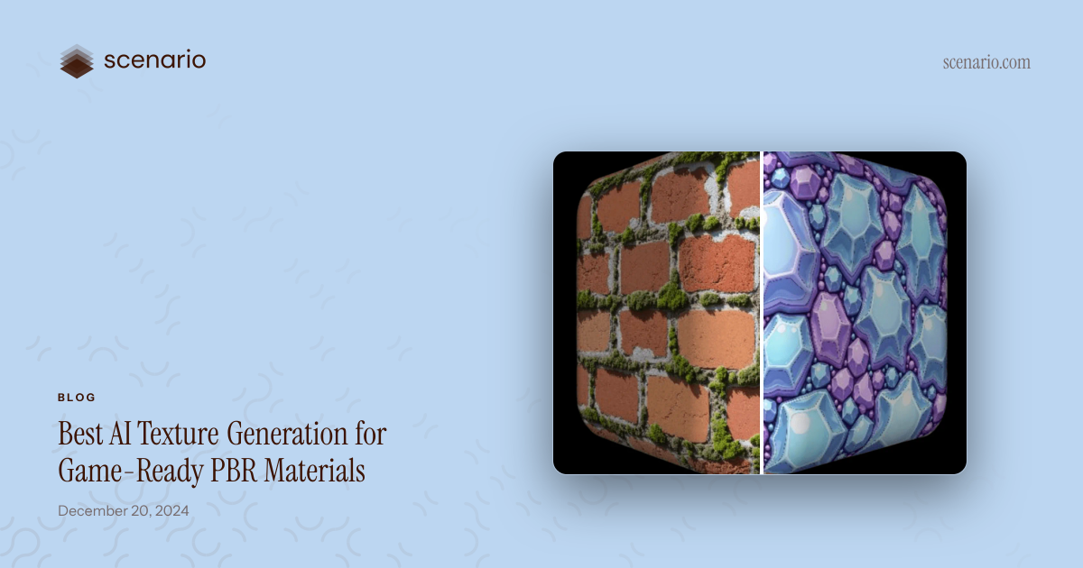 Best AI Texture Generation for Game-Ready PBR Materials | Scenario