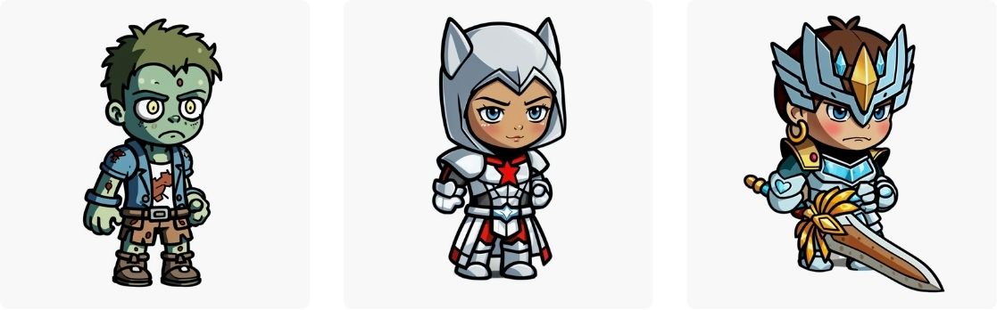 Hyper Casual Mobile Characters