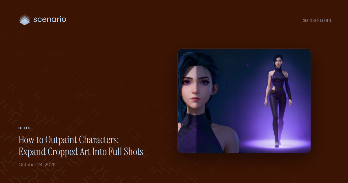 How to Outpaint Characters: Expand Cropped Art Into Full Shots | Scenario
