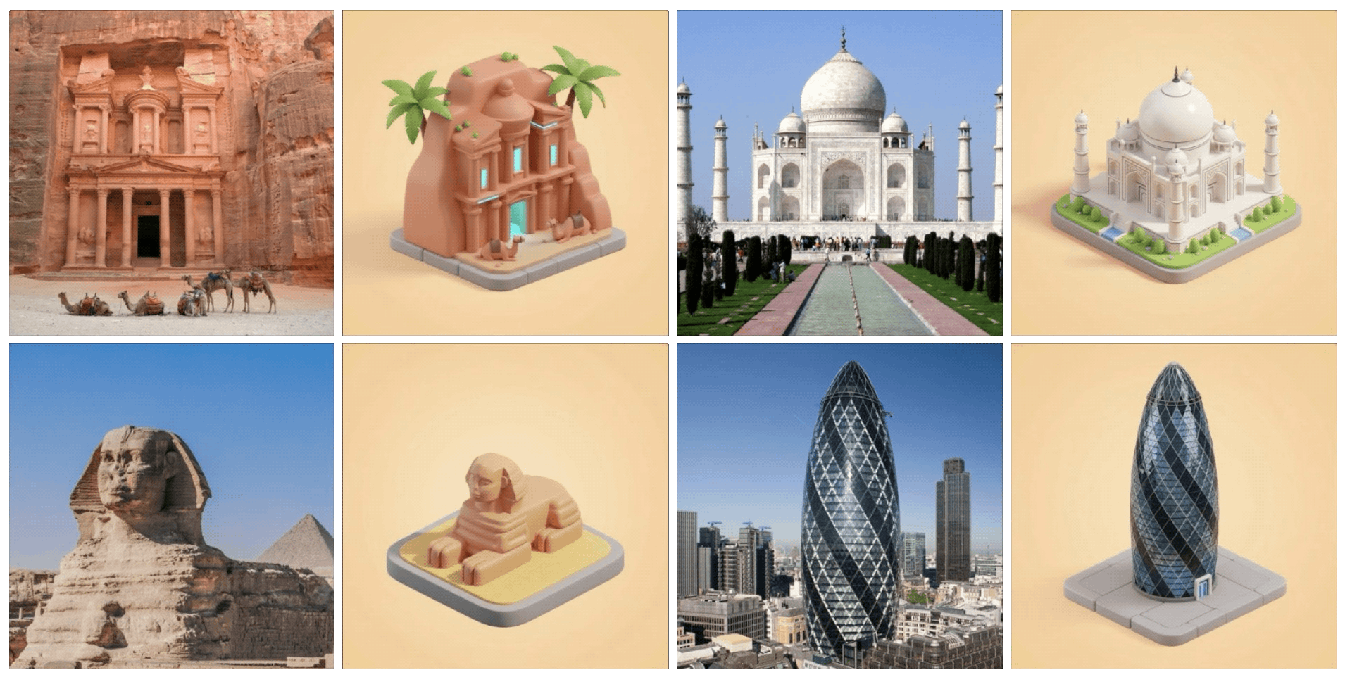 Before/After Isometric Pairs For Flux Kontext LoRA Model Training