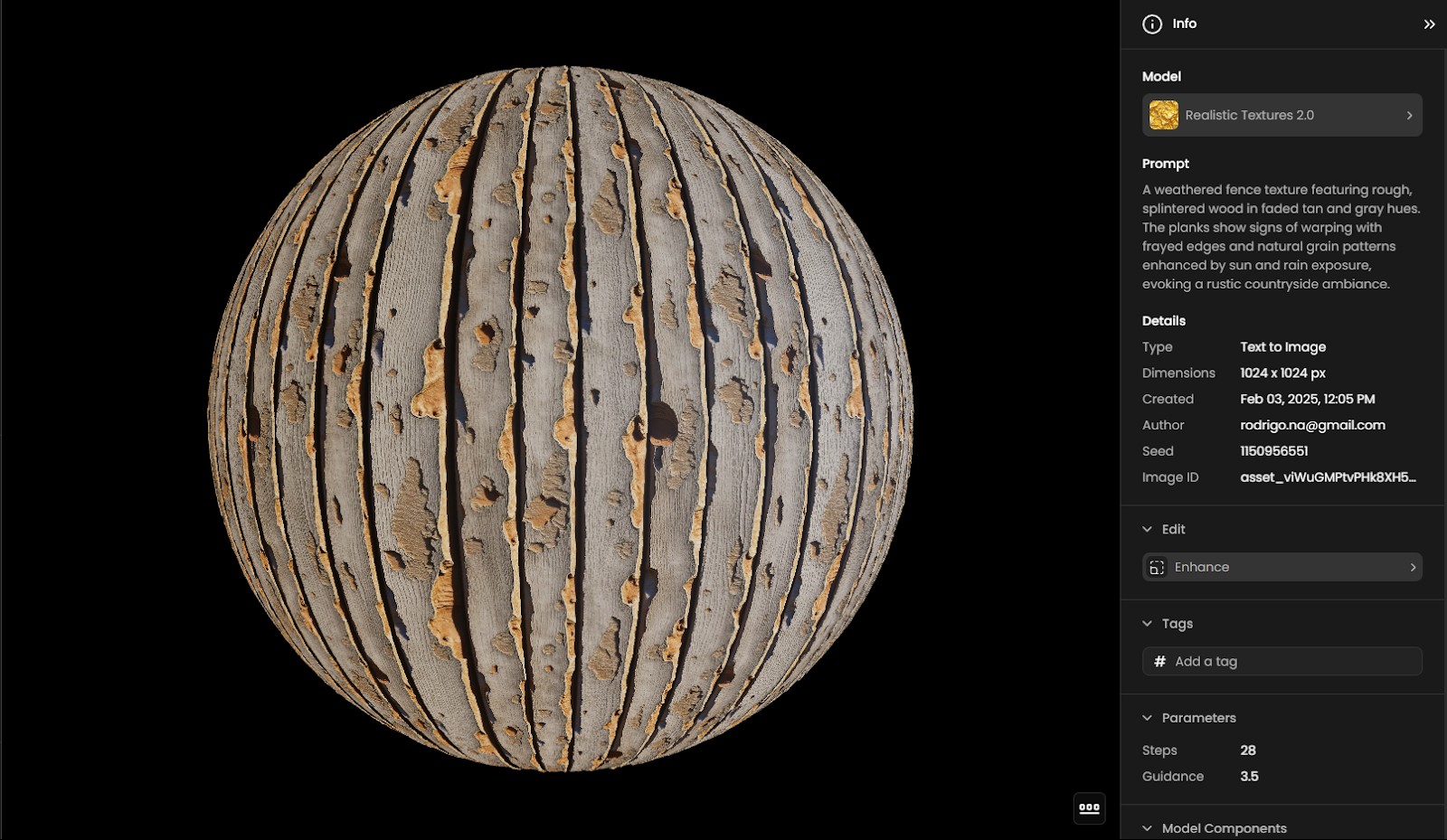 Weathered Wooden Fence Texture