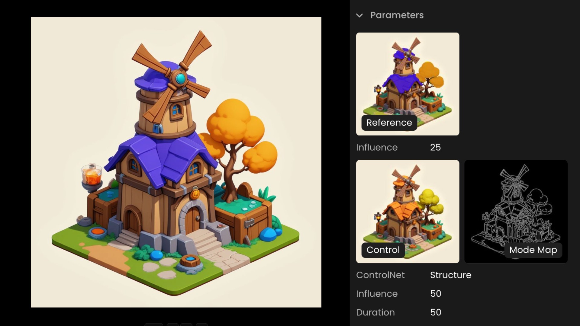 Dual Reference Mode on Scenario: Image‑to‑Image + ControlNet