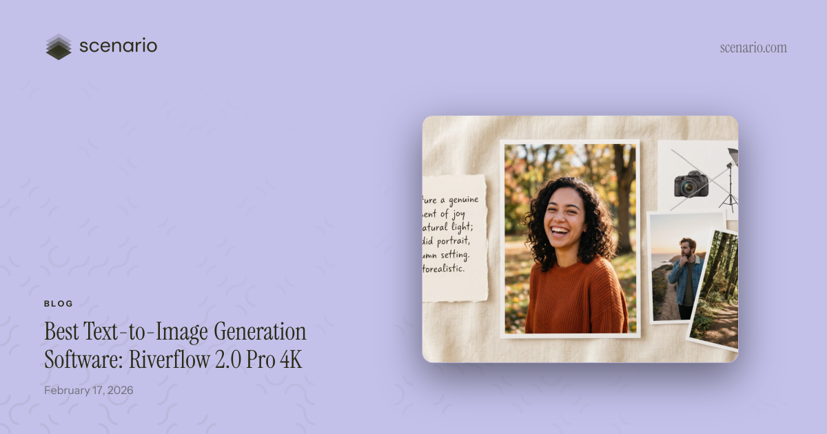 Best Text-to-Image Generation Software: Riverflow 2.0 Pro 4K | Scenario
