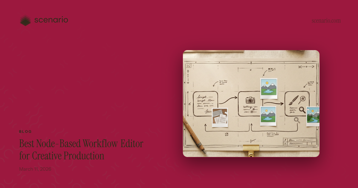 Best Node-Based Workflow Editor for Creative Production | Scenario