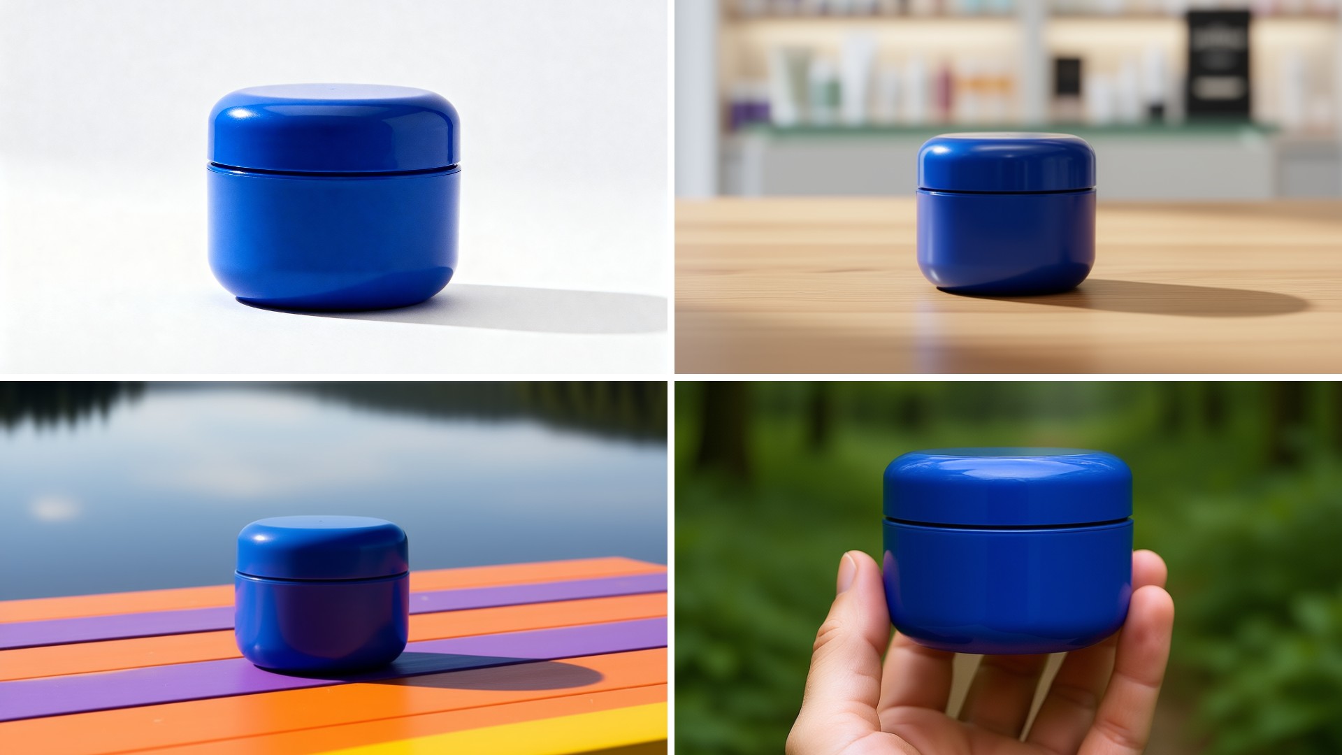 Multiple shots of the same product in different scenes using Qwen Edit.