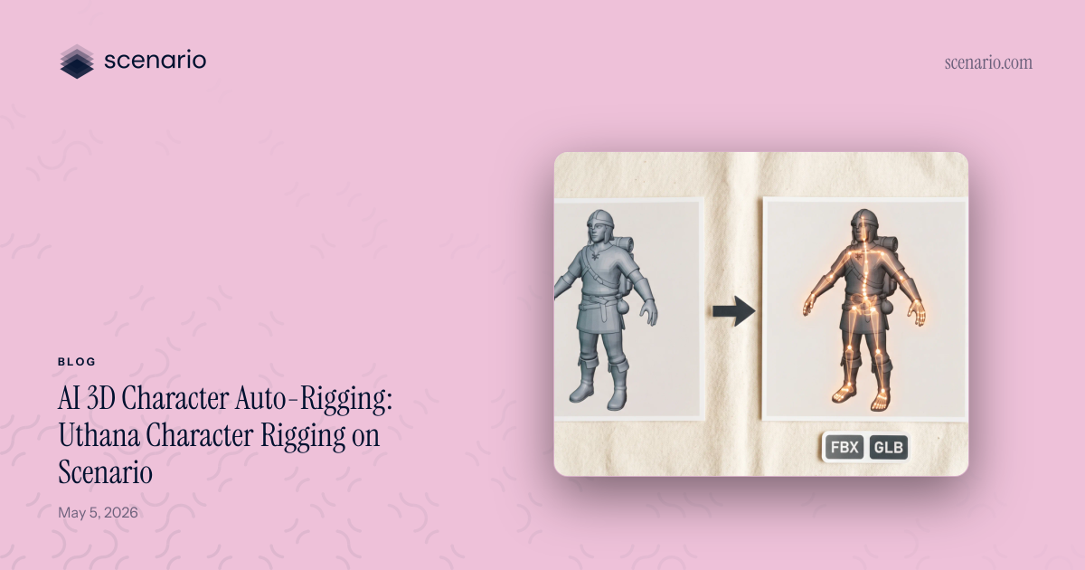 AI 3D Character Auto-Rigging: Uthana Character Rigging on Scenario ...
