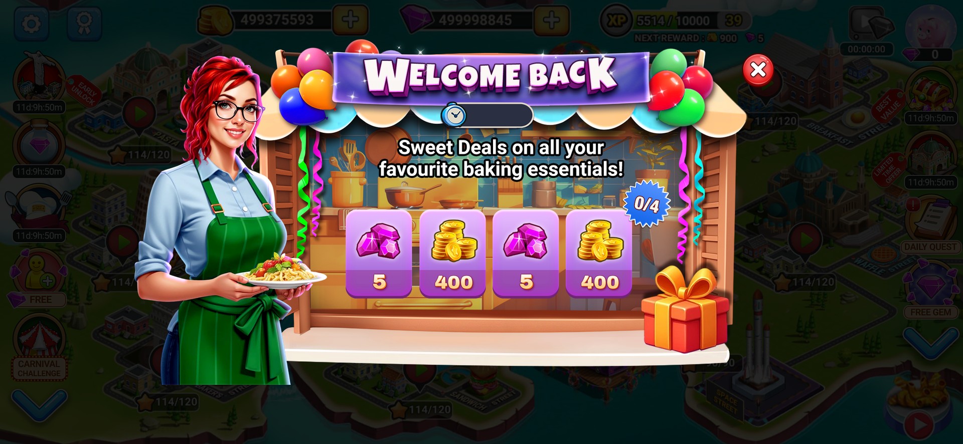 Food Truck Chef Popup Welcome Back Banner Generated Using Scenario