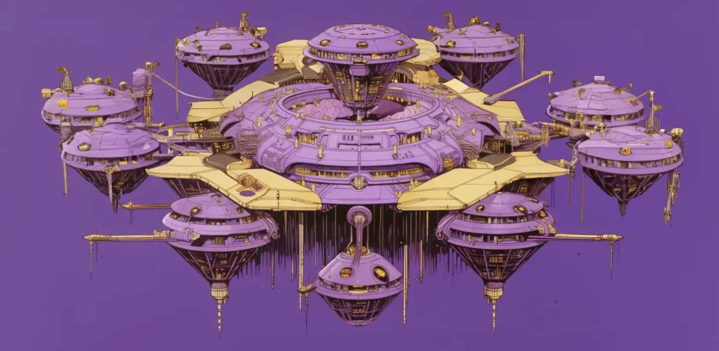 Example of a space ship