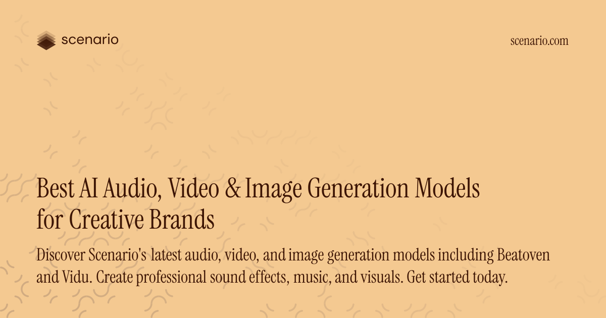 Best AI Audio, Video & Image Generation Models for Creative Brands ...