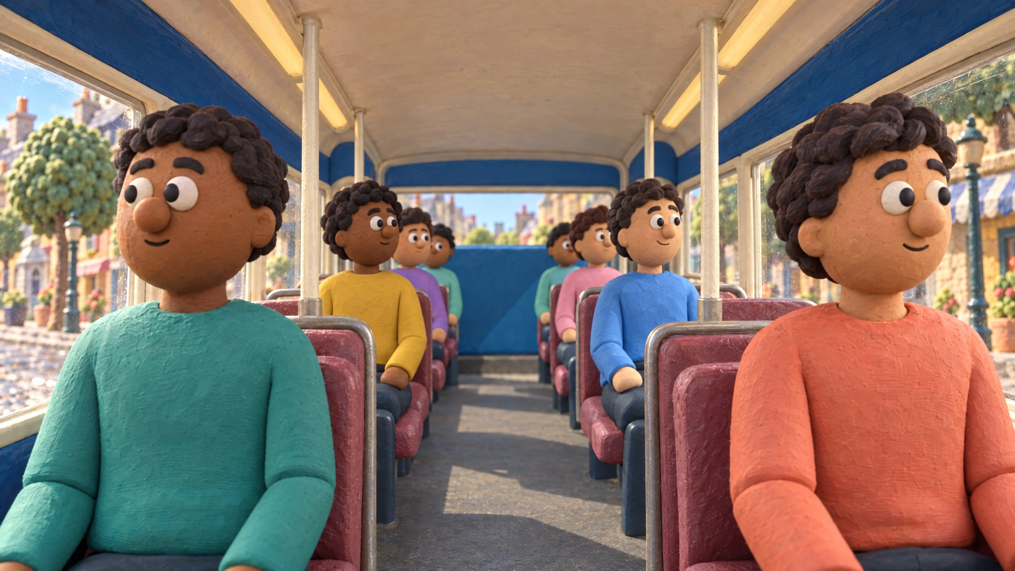 Stylized reference: Through the upper deck