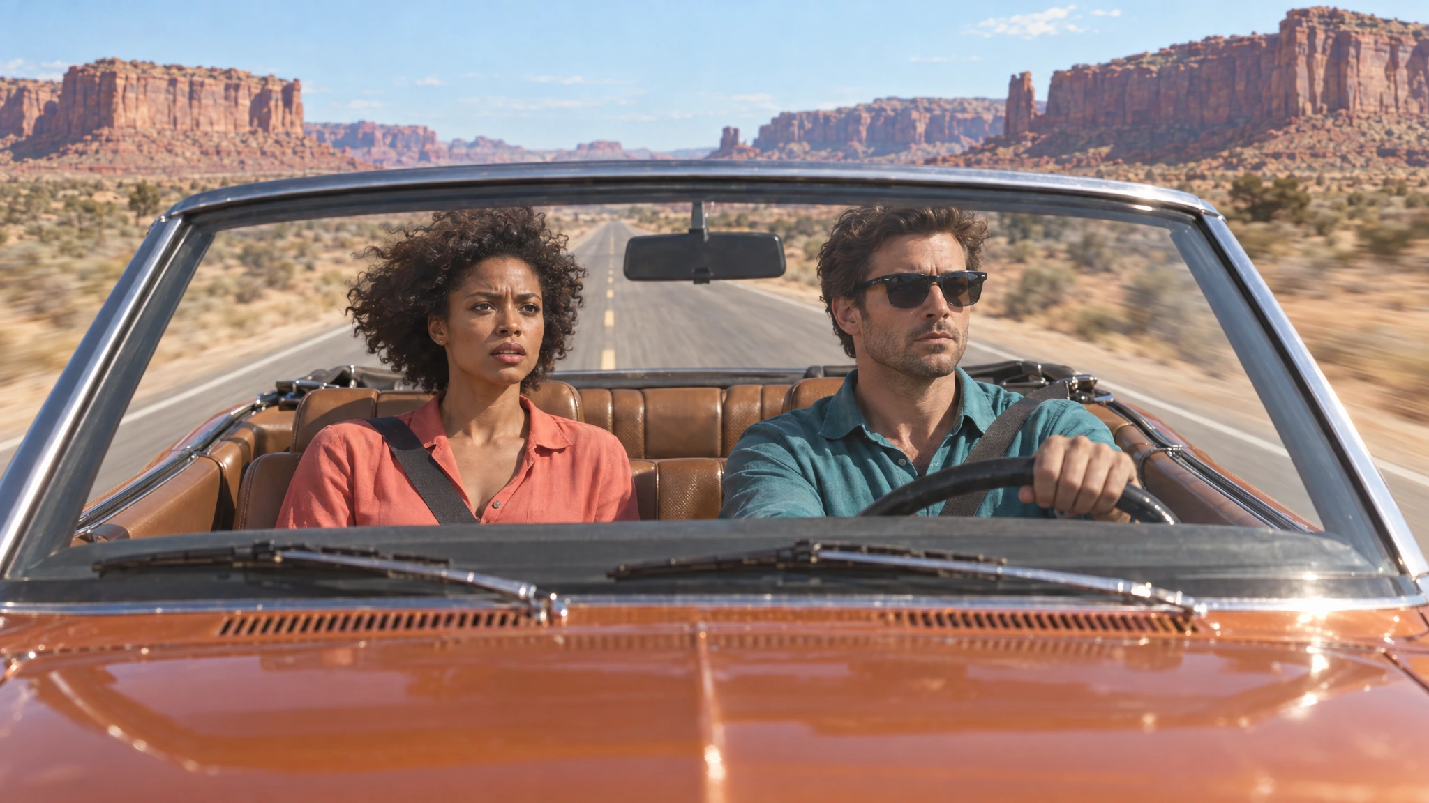 Realistic reference: Together on the road