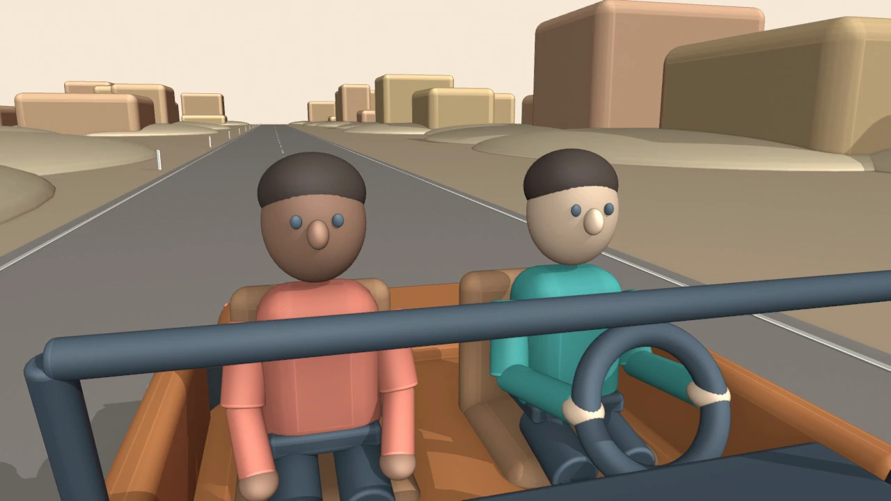 Blender source: Together on the road