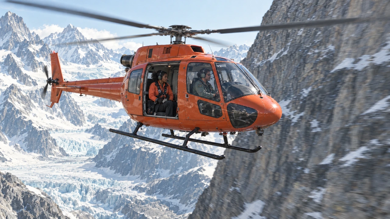 Helicopter: the selected Sunburst identity master