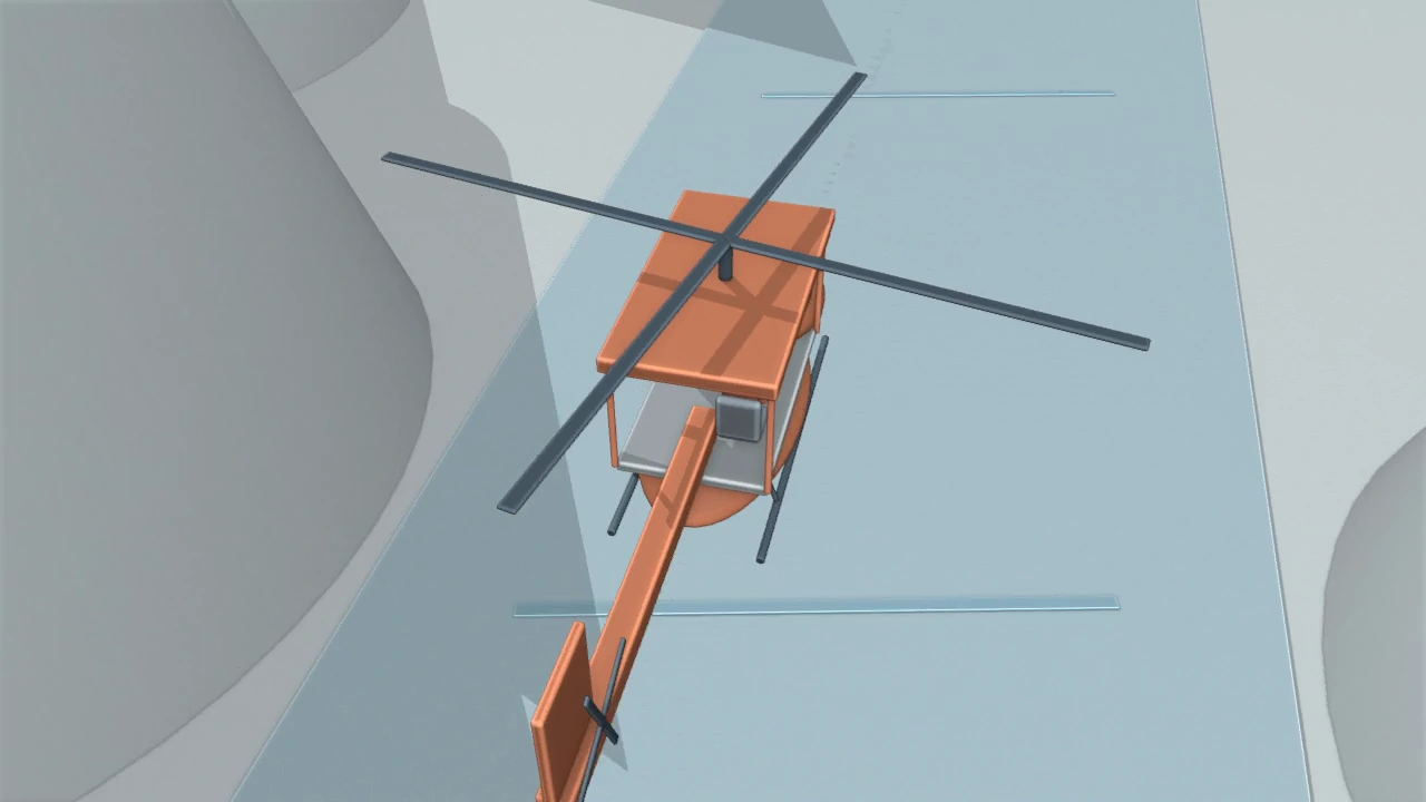 Blender source: Above the rotor
