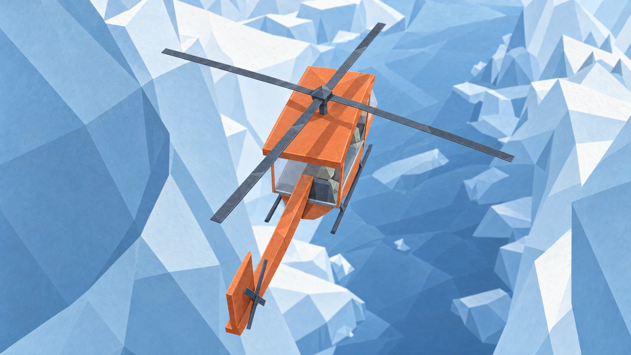 Stylized reference: Above the rotor