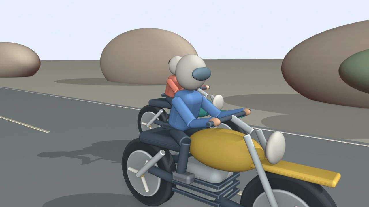 Blender source: Rider-side arc