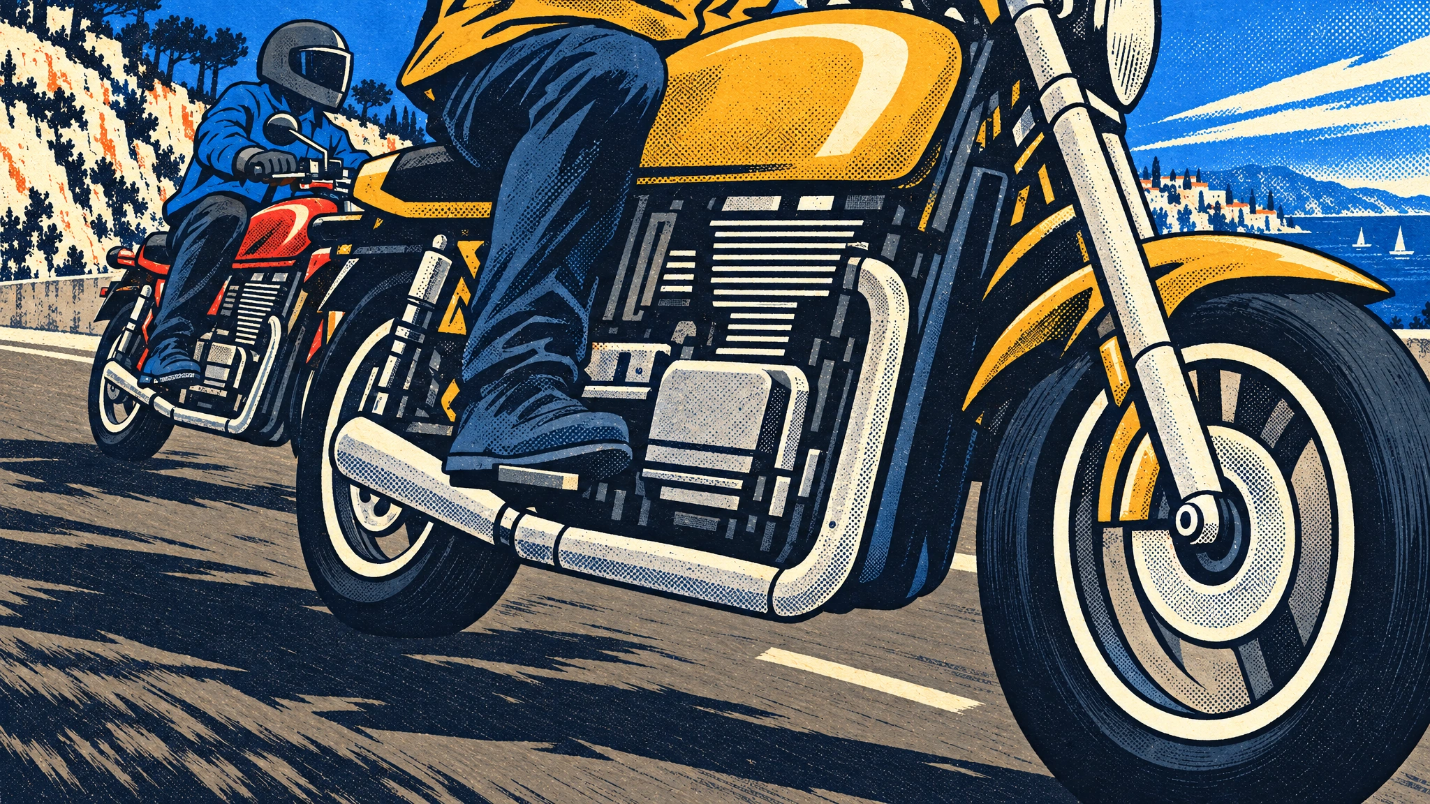 Stylized reference: Wheel-level pass