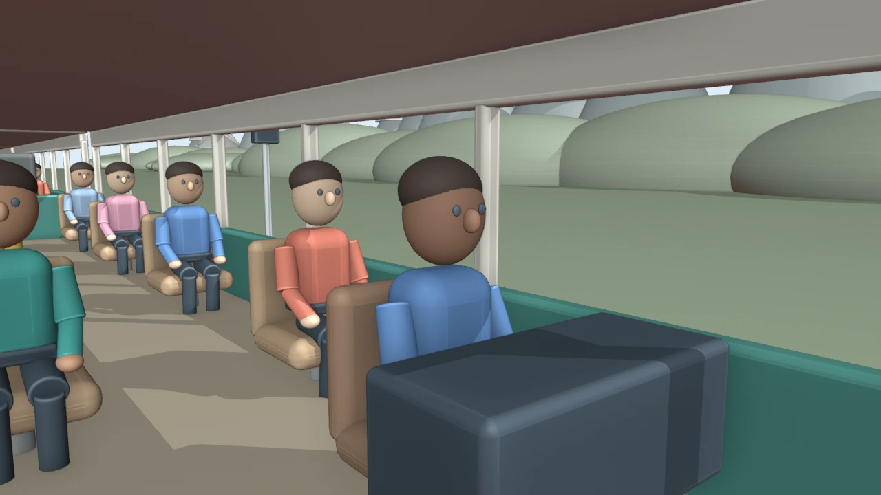 Original Blender frame 289: Driver close-up