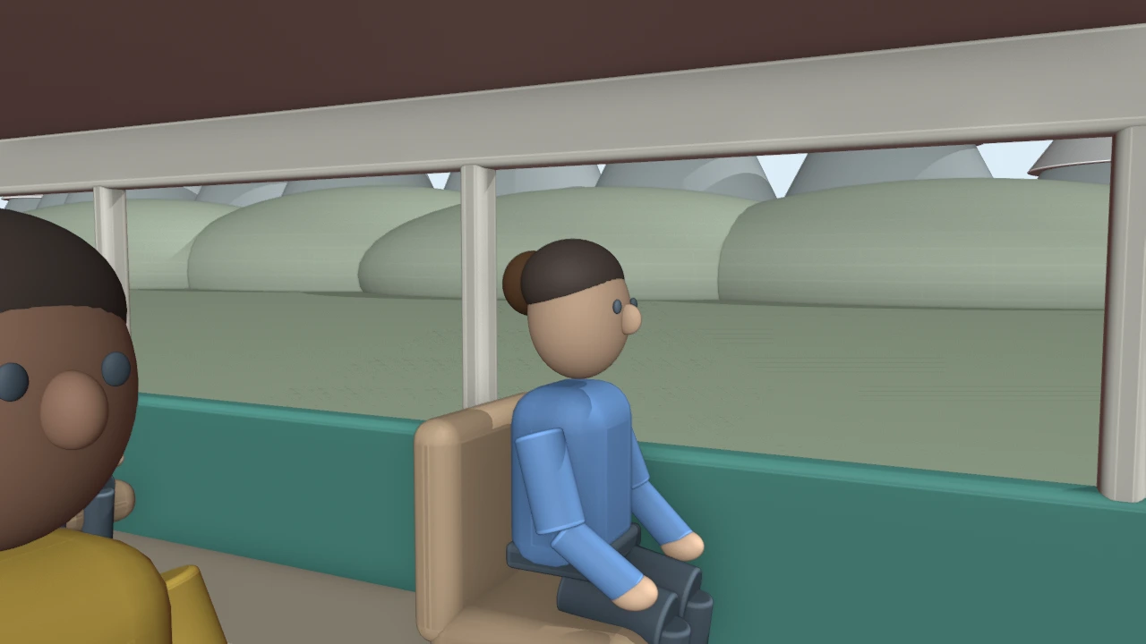 Original Blender frame 337: Passenger glide