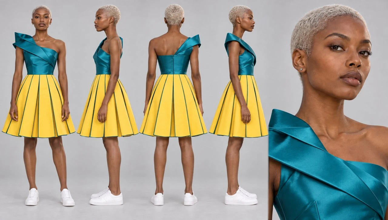 Fan Pleat dress sheet