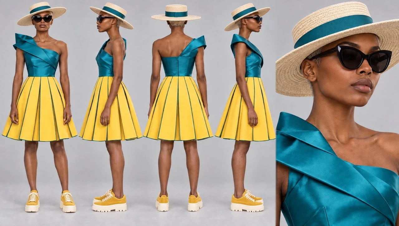 Hat, sunglasses and shoes sheet
