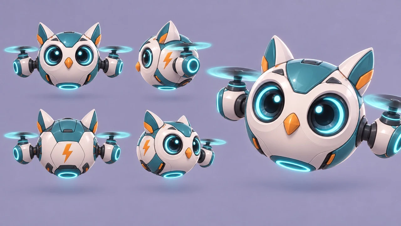 Robot-owl sheet