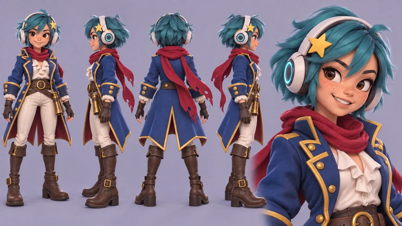 Pirate outfit sheet