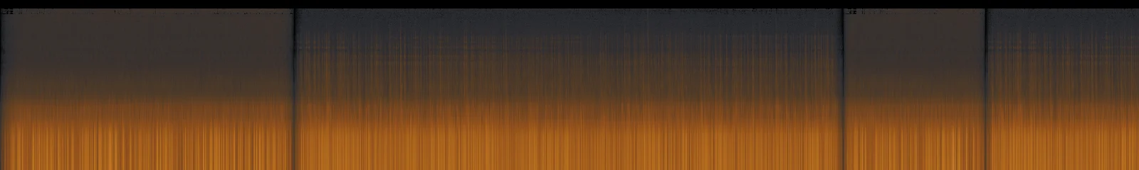 Spectrogram of the ambience stem, with changes at each location cut