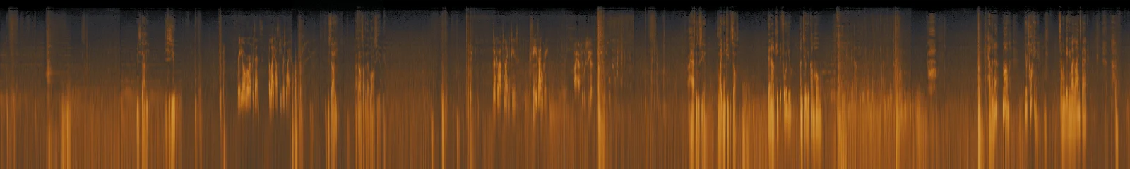Spectrogram of the dialogue stem across the film