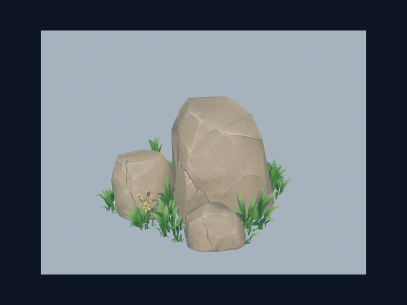 Rocks and grass