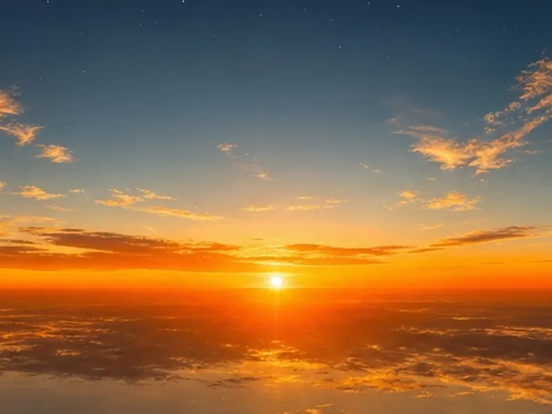Evening sky