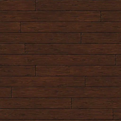 Generated wooden floor tile