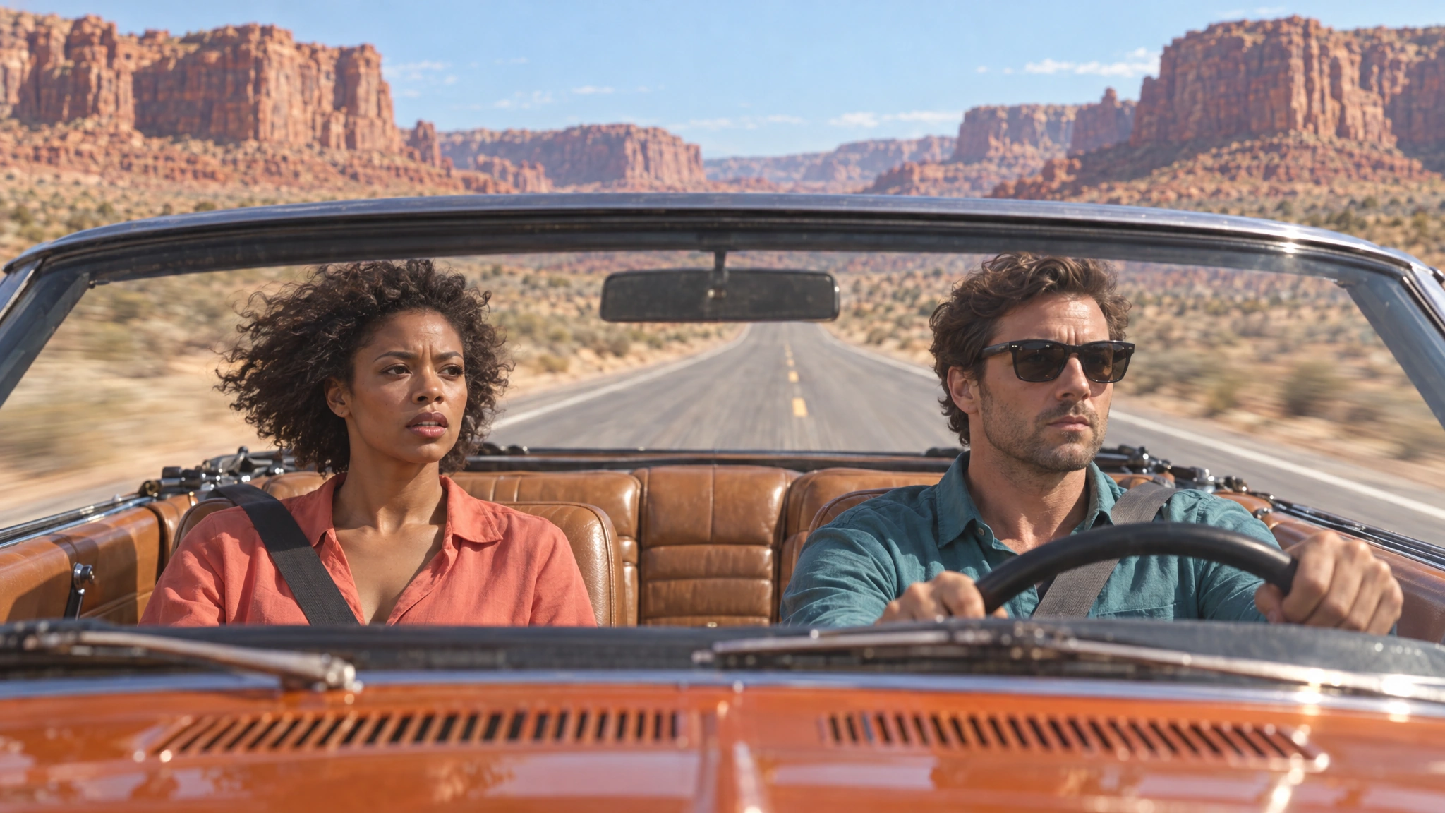 Realistic reference: Together on the road