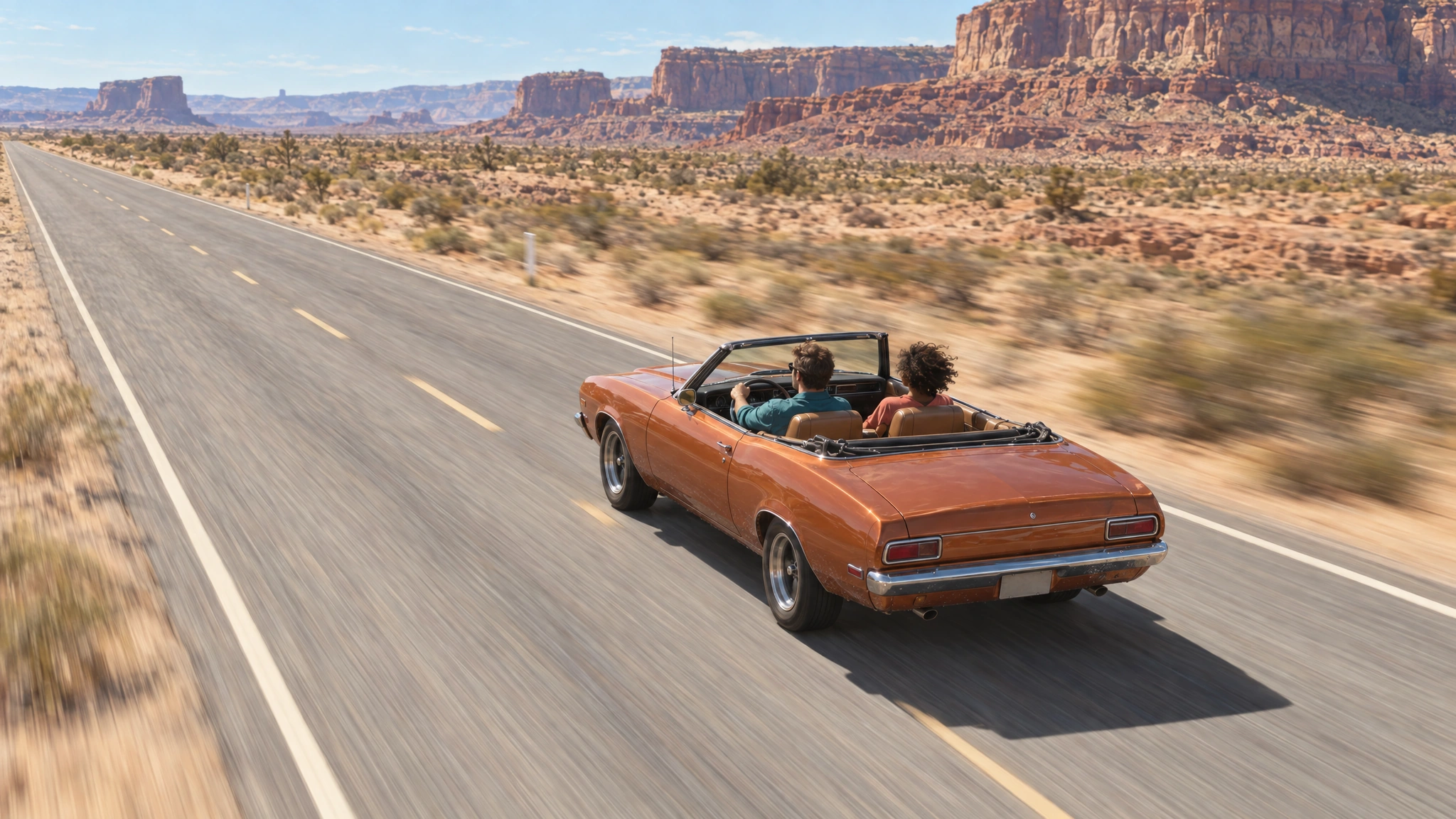 Realistic reference: Road to the horizon