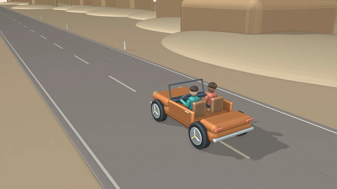Blender source: Road to the horizon