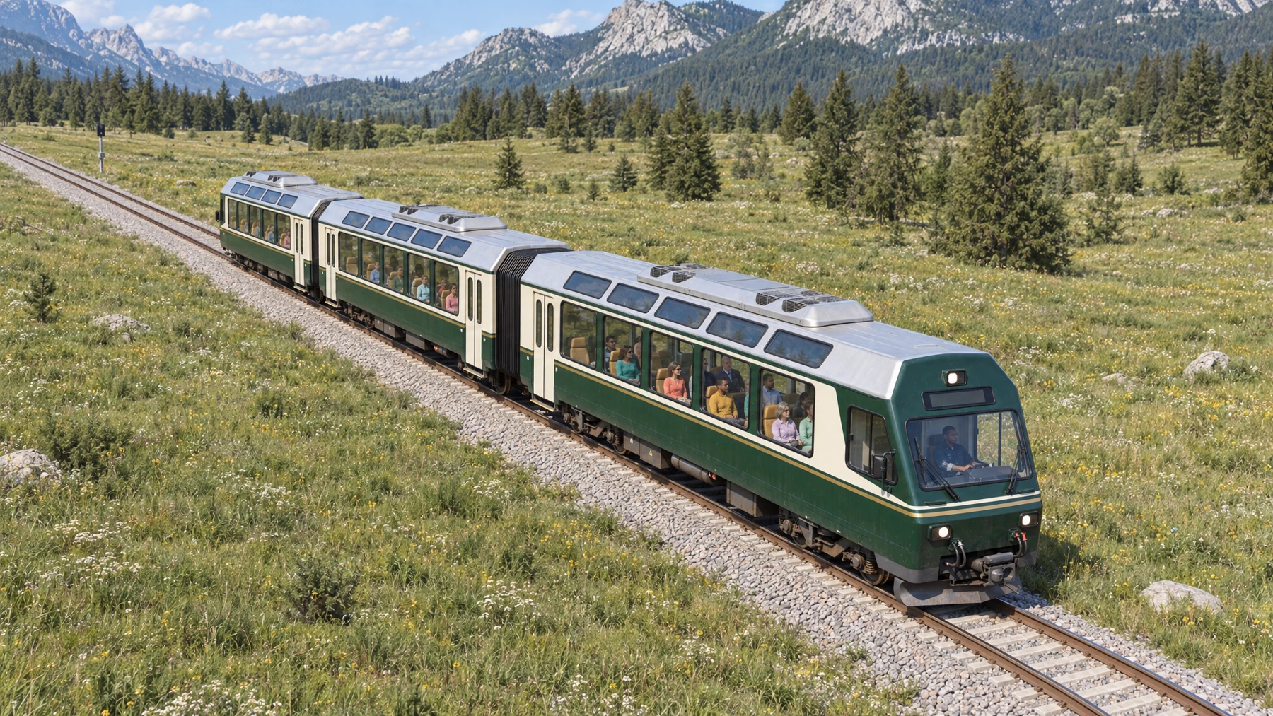 Opening wide, derived from the same Sunburst train master