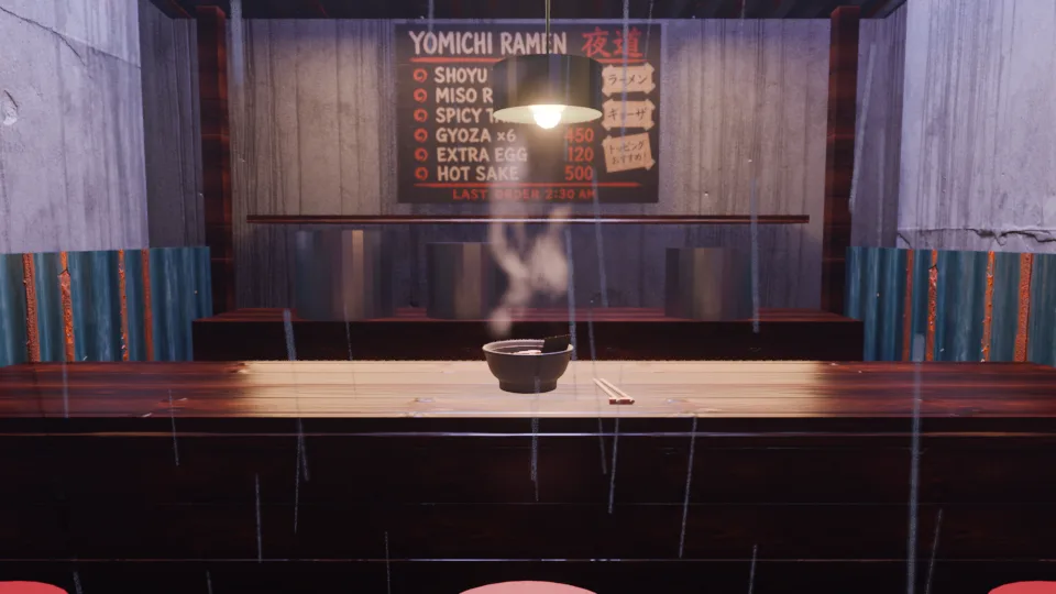 A later test of the counter with clearer air and the menu readable