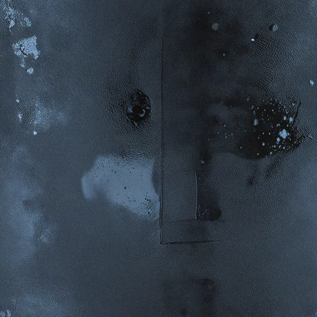 Wet black asphalt with a glossy film and small puddles
