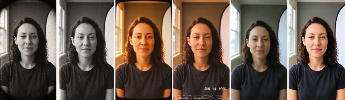 Look key frames: 1920s, 1950s, 1970s, 1990s, 2010s, 2026.