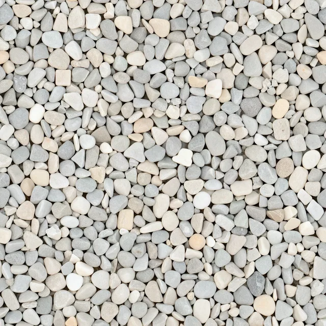 Grey river gravel