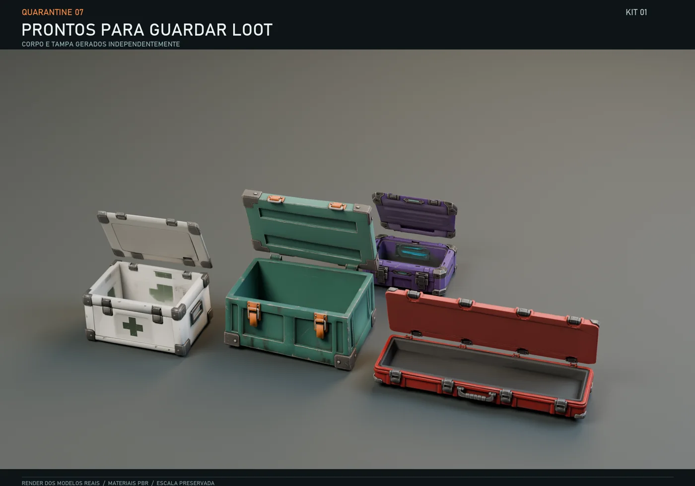 Closer look at the loot containers kit